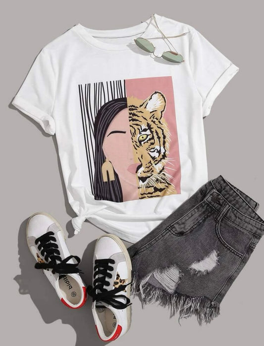 Camisetas Animal Casual