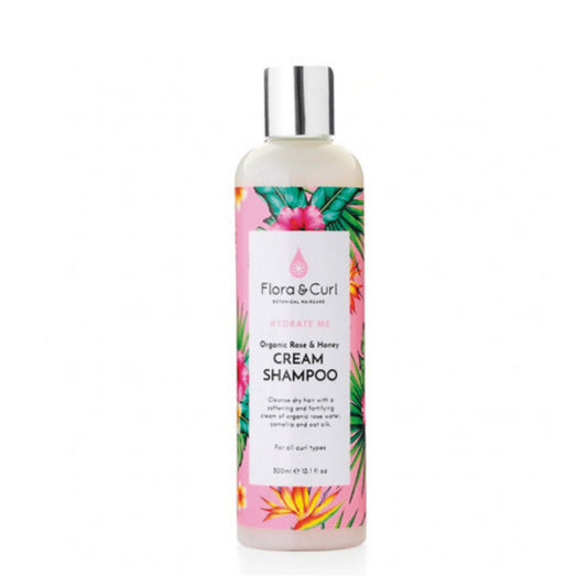 Flora & Curl Organic Rose & Honey Cream Acondicionador y Shampoo 300ml